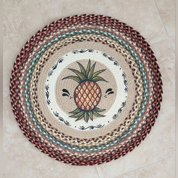 Braided Earth Rug - NWT - Picture 1 of 7